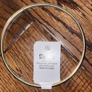NWT Bundle Of 6 DARICE 4” Metal Ring Gold Tone